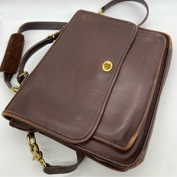 Coach Brown Briefcase - Picture 2 of 13